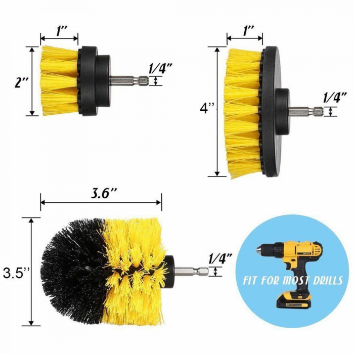 Drill Brush Set Electric Drill Brush Cleaning Brush For Drill