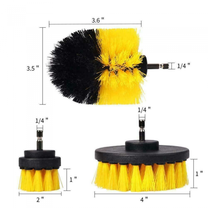 Drill Bit Wheel Cleaning Brush Carbon Brush For Drill